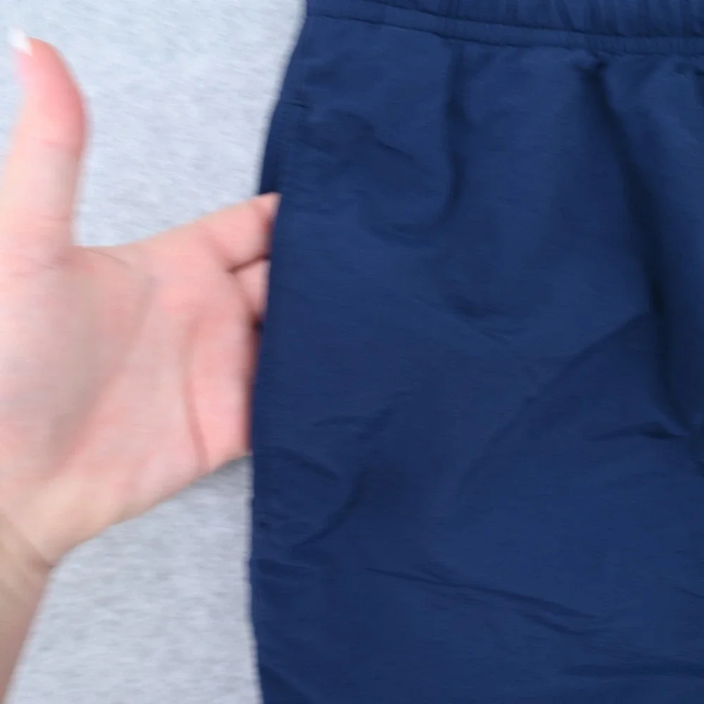 Tommy Bahama Relax Swim Trunks Mens L Navy Blue Nylon Mesh Lined Cargo Paradise